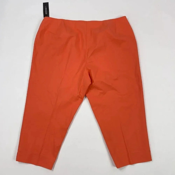 Lafayette 148 Cropped Orange Pants 24W - Picture 3 of 12